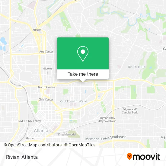 Mapa de Rivian