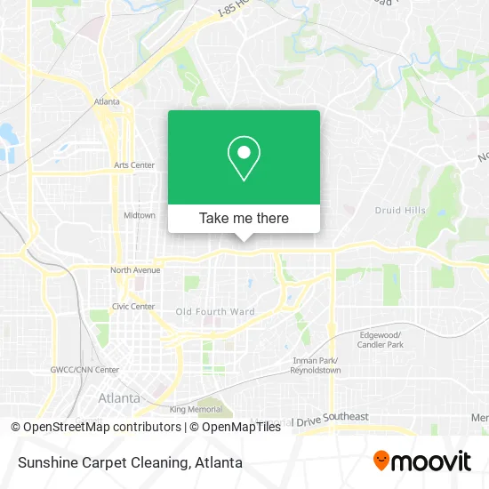 Mapa de Sunshine Carpet Cleaning