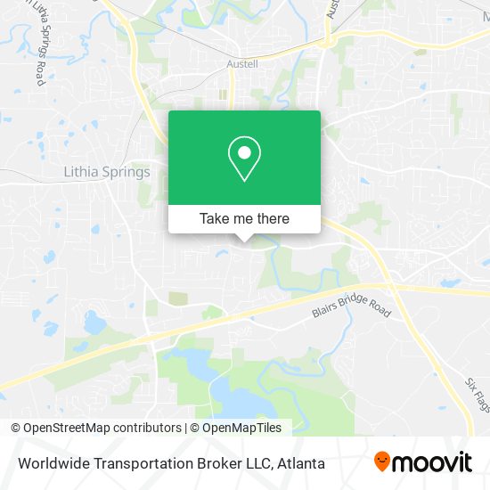 Mapa de Worldwide Transportation Broker LLC