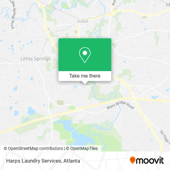 Harps Laundry Services map
