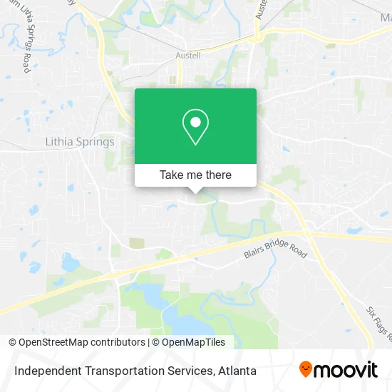 Independent Transportation Services map