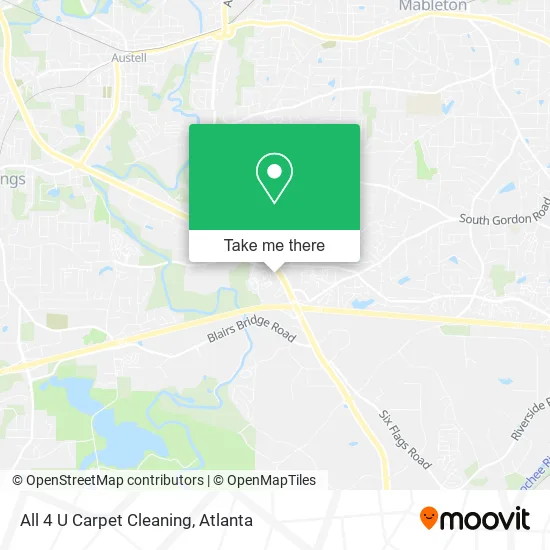 All 4 U Carpet Cleaning map