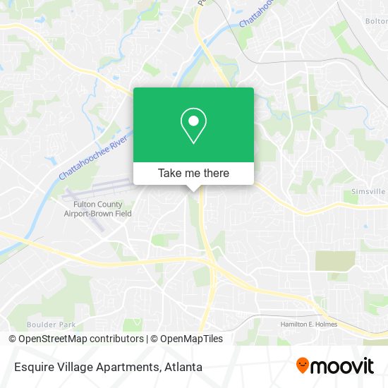 Esquire Village Apartments map