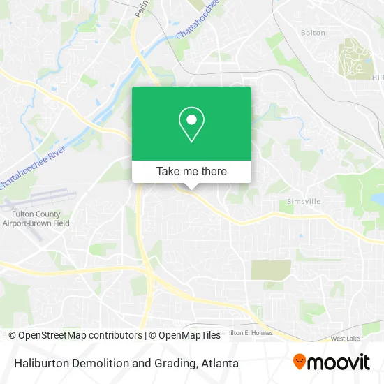 Mapa de Haliburton Demolition and Grading