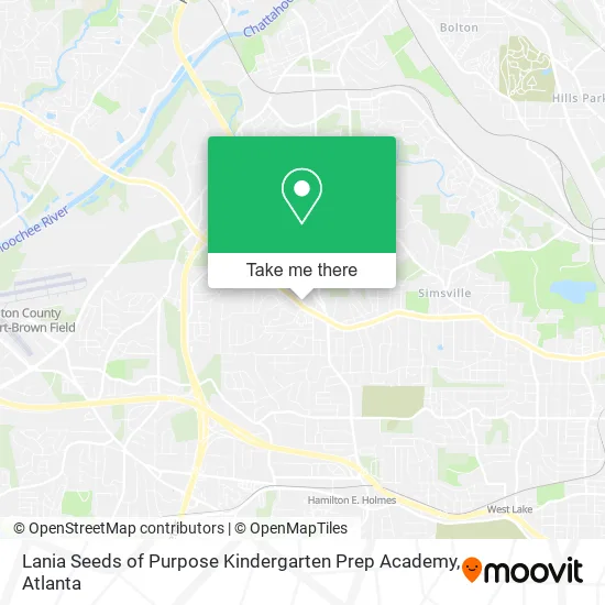 Mapa de Lania Seeds of Purpose Kindergarten Prep Academy
