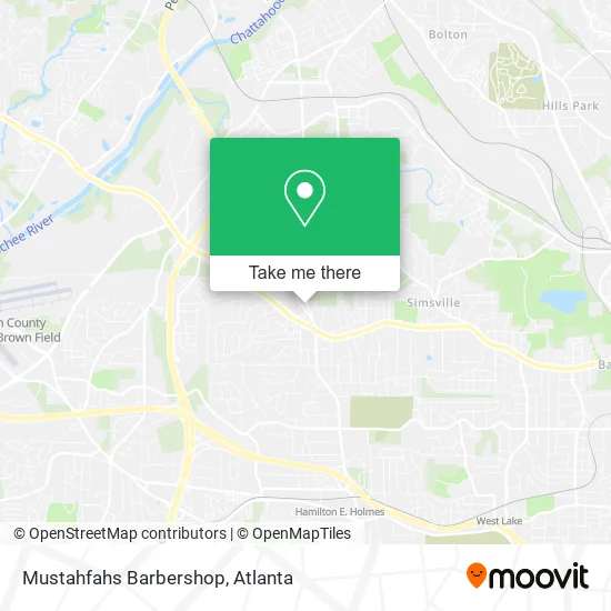 Mapa de Mustahfahs Barbershop