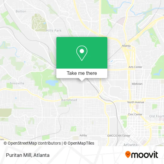 Mapa de Puritan Mill