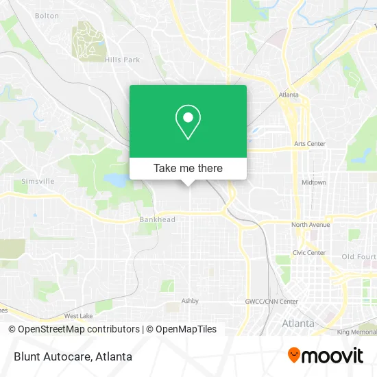 Mapa de Blunt Autocare