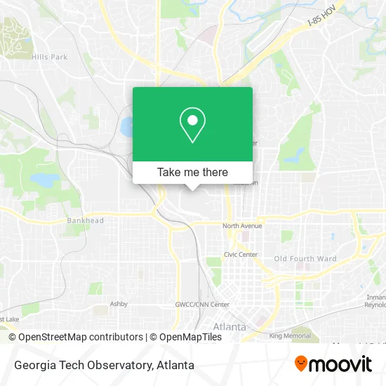 Mapa de Georgia Tech Observatory