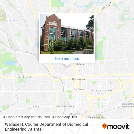 Mapa de Wallace H. Coulter Department of Biomedical Engineering