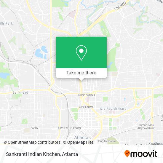 Sankranti Indian Kitchen map