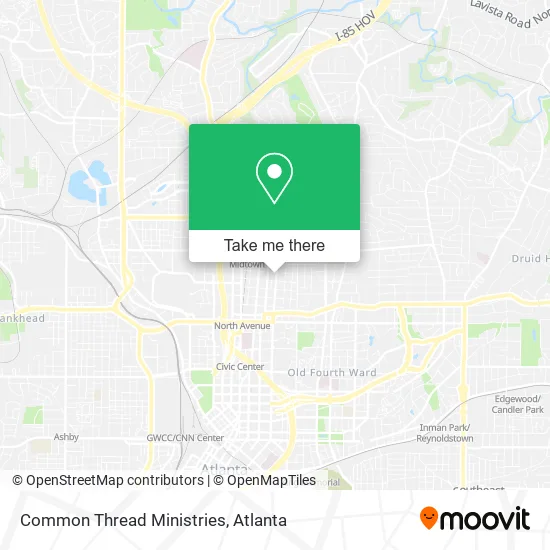 Mapa de Common Thread Ministries