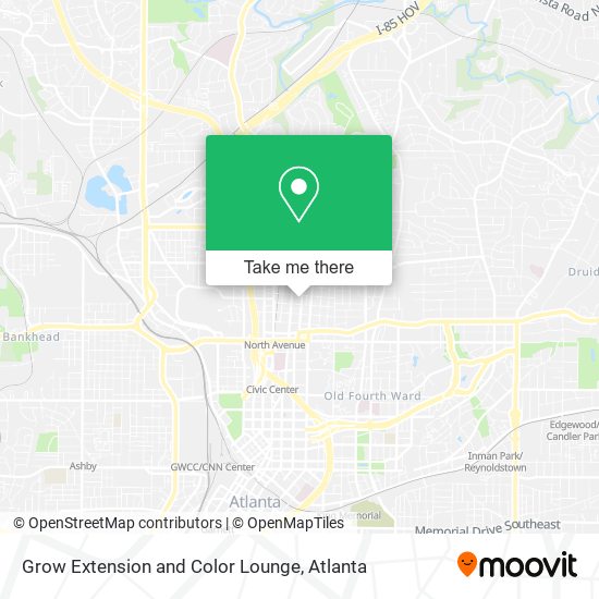 Mapa de Grow Extension and Color Lounge