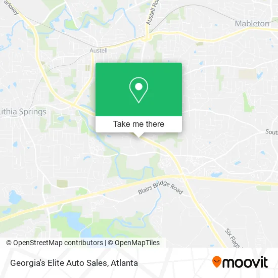 Mapa de Georgia's Elite Auto Sales