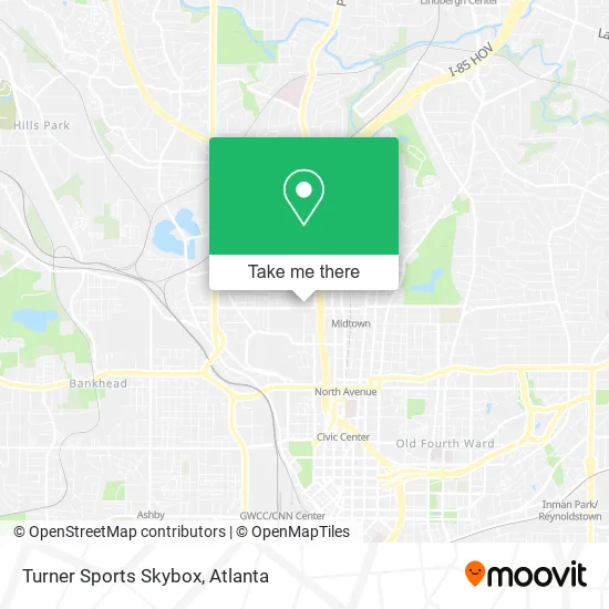 Mapa de Turner Sports Skybox