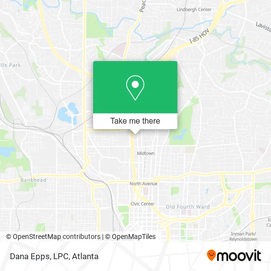 Mapa de Dana Epps, LPC