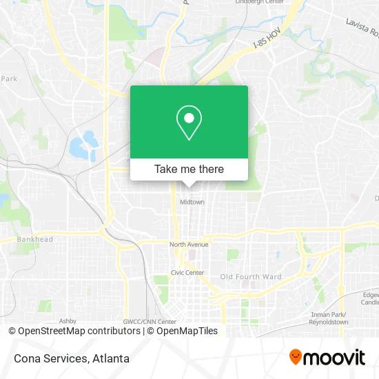 Mapa de Cona Services