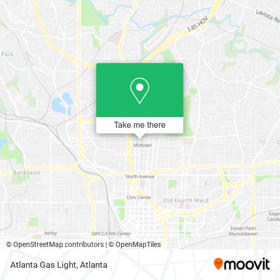 Atlanta Gas Light map