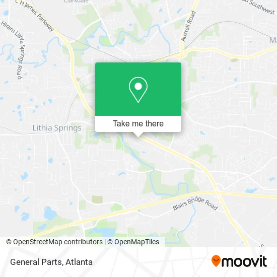 Mapa de General Parts