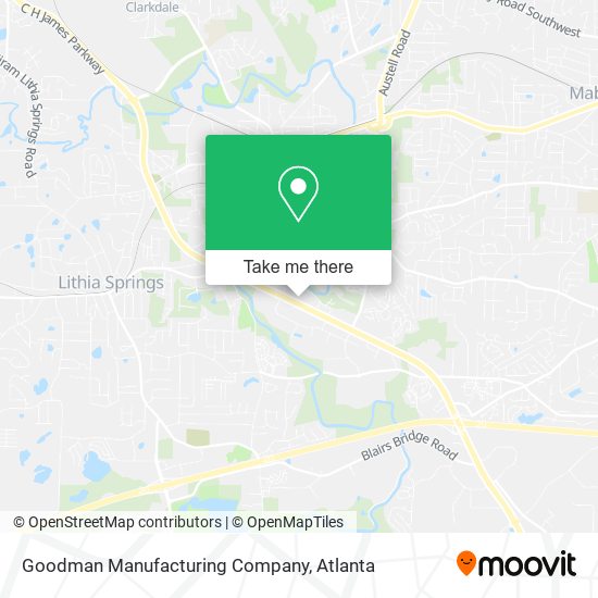 Mapa de Goodman Manufacturing Company
