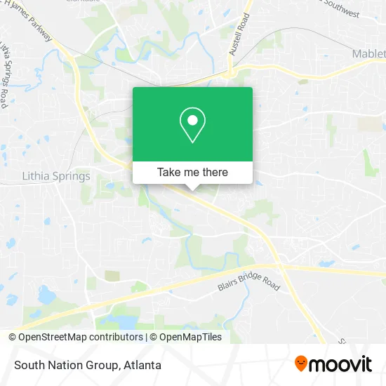 Mapa de South Nation Group