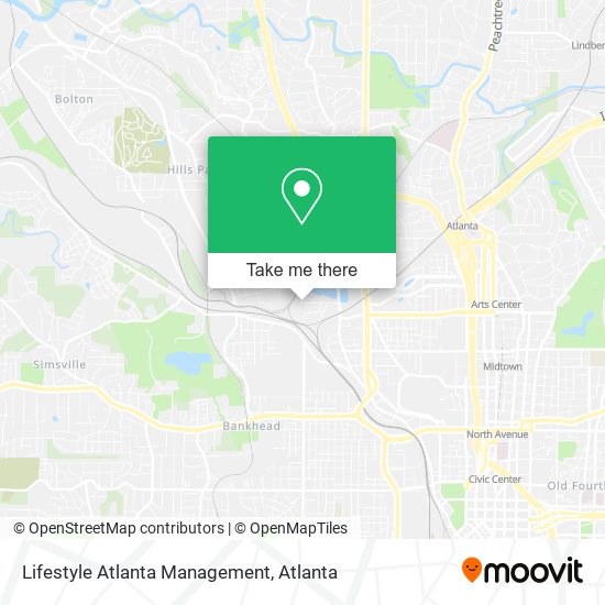 Lifestyle Atlanta Management map