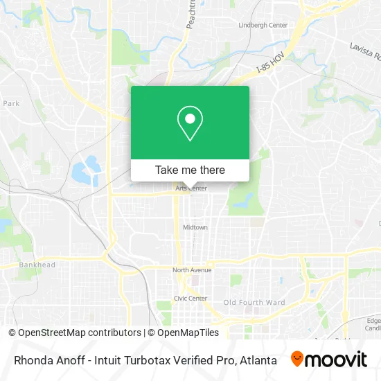 Mapa de Rhonda Anoff - Intuit Turbotax Verified Pro