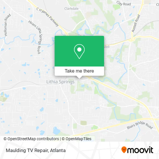 Maulding TV Repair map