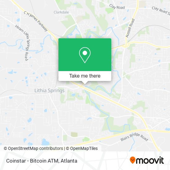 Coinstar - Bitcoin ATM map