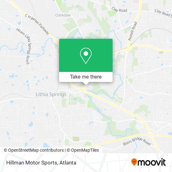 Hillman Motor Sports map
