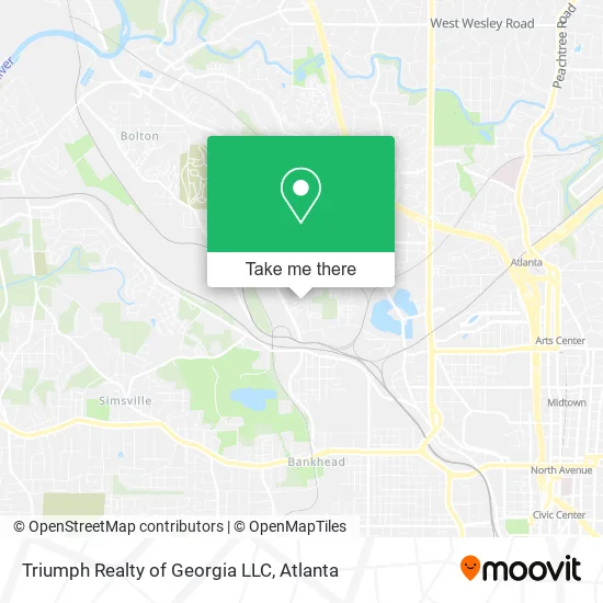 Triumph Realty of Georgia LLC map