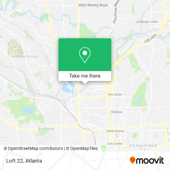 Loft 22 map