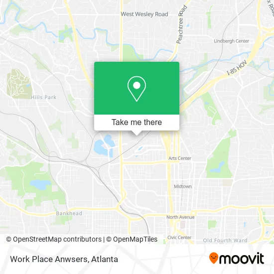 Work Place Anwsers map