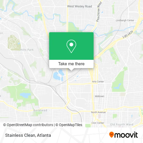 Mapa de Stainless Clean