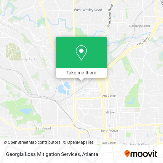 Georgia Loss Mitigation Services map