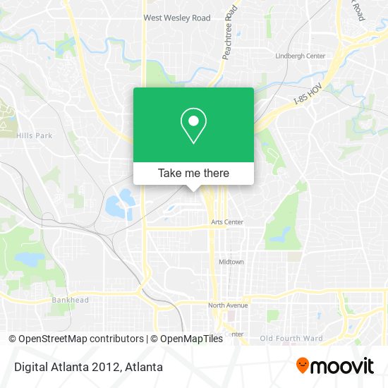 Digital Atlanta 2012 map