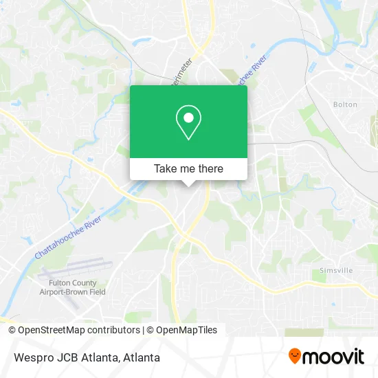 Mapa de Wespro JCB Atlanta