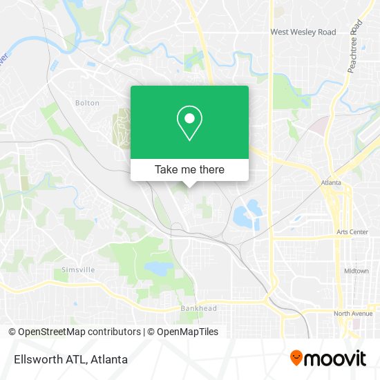 Ellsworth ATL map
