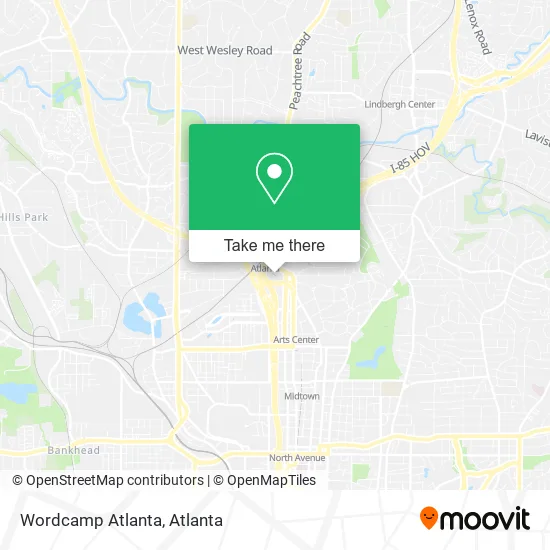 Wordcamp Atlanta map