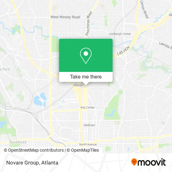 Mapa de Novare Group