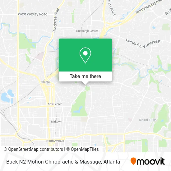 Back N2 Motion Chiropractic & Massage map