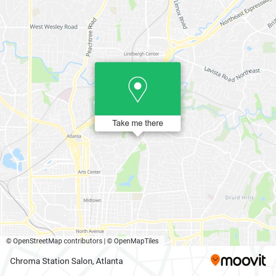 Chroma Station Salon map