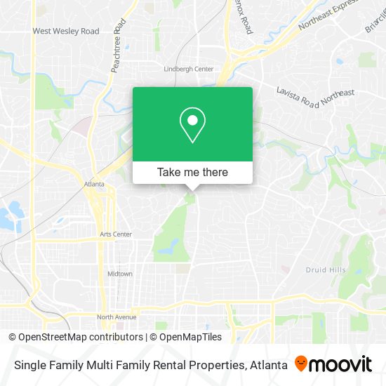 Single Family Multi Family Rental Properties map