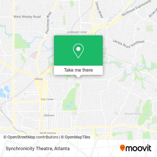 Synchronicity Theatre map
