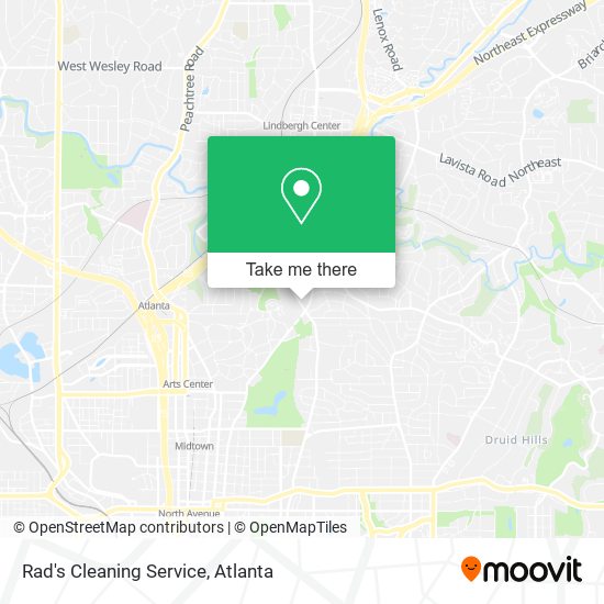 Mapa de Rad's Cleaning Service