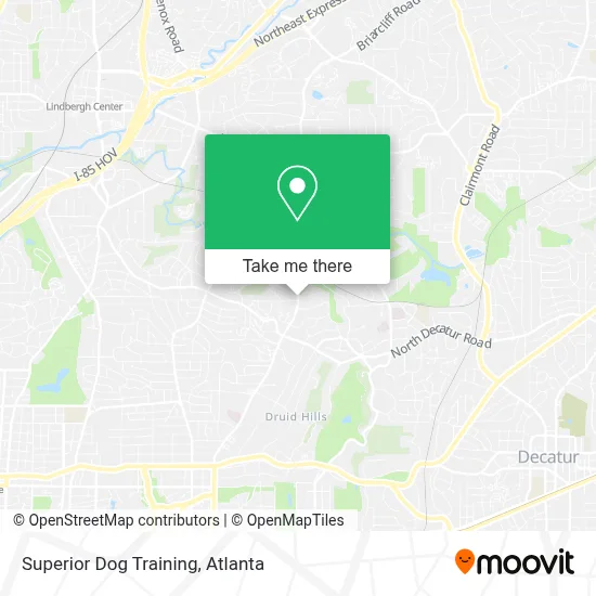 Superior Dog Training map