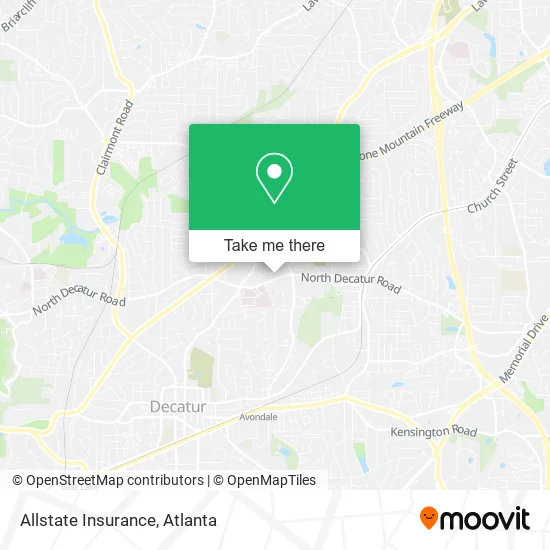 Allstate Insurance map