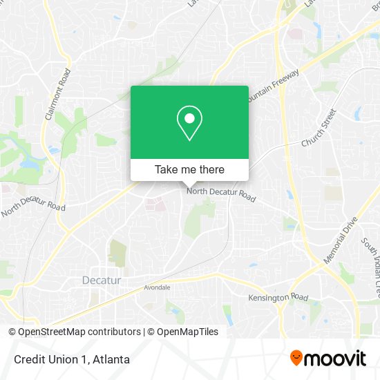 Credit Union 1 map