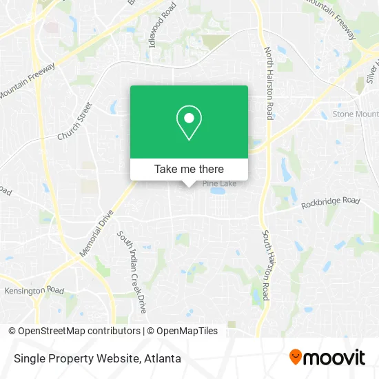 Single Property Website map