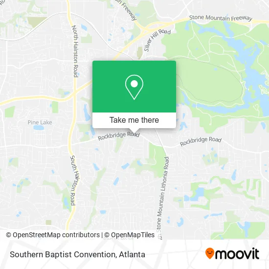 Southern Baptist Convention map